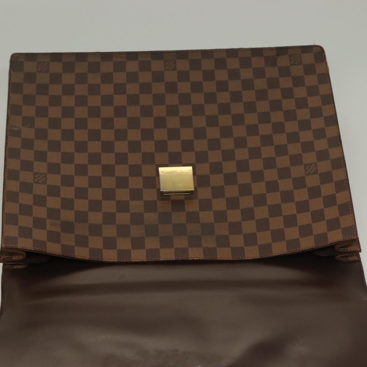 LOUIS VUITTON Damier Ebene Altona GM Hand Bag N53312 LV Auth bs27669