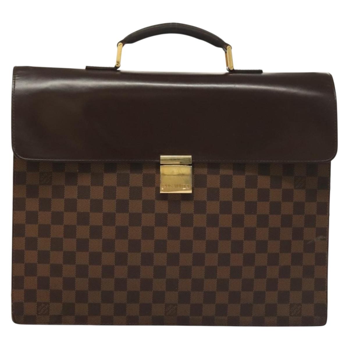 LOUIS VUITTON Damier Ebene Altona GM Hand Bag N53312 LV Auth bs27669