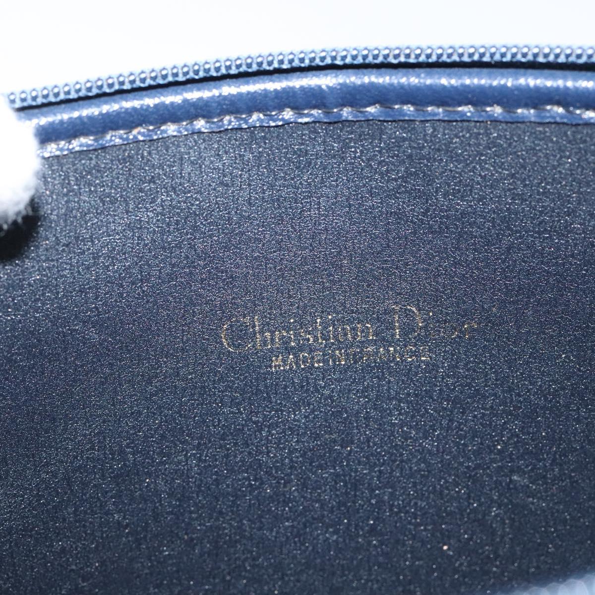 Christian Dior Trotter Canvas Clutch Bag Navy Auth bs27678