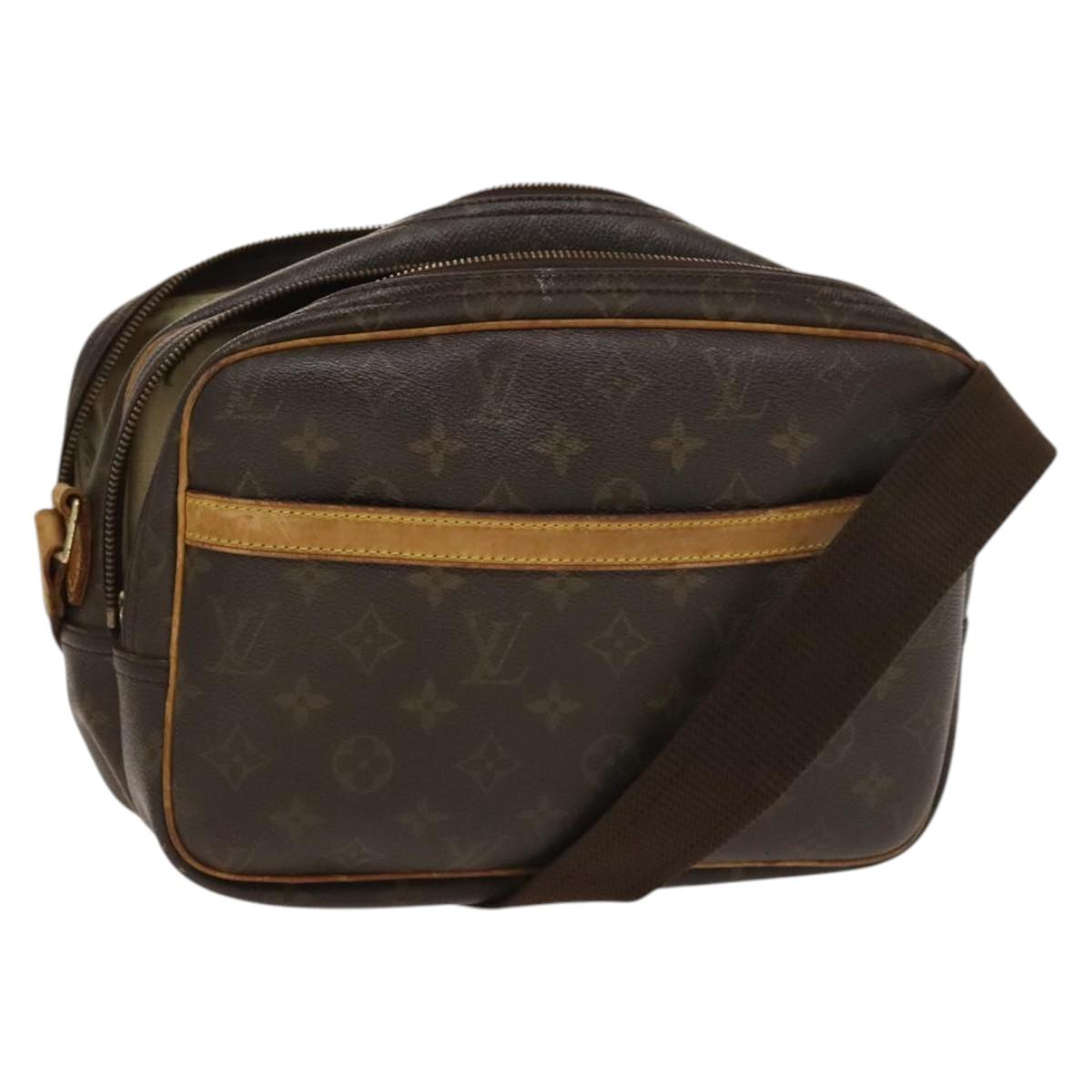 LOUIS VUITTON Monogram Reporter PM Shoulder Bag M45254 LV Auth bs27726