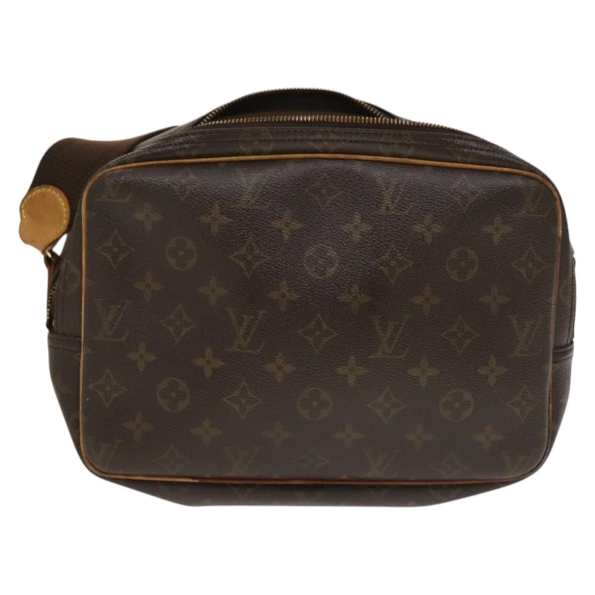 LOUIS VUITTON Monogram Reporter PM Shoulder Bag M45254 LV Auth bs27726