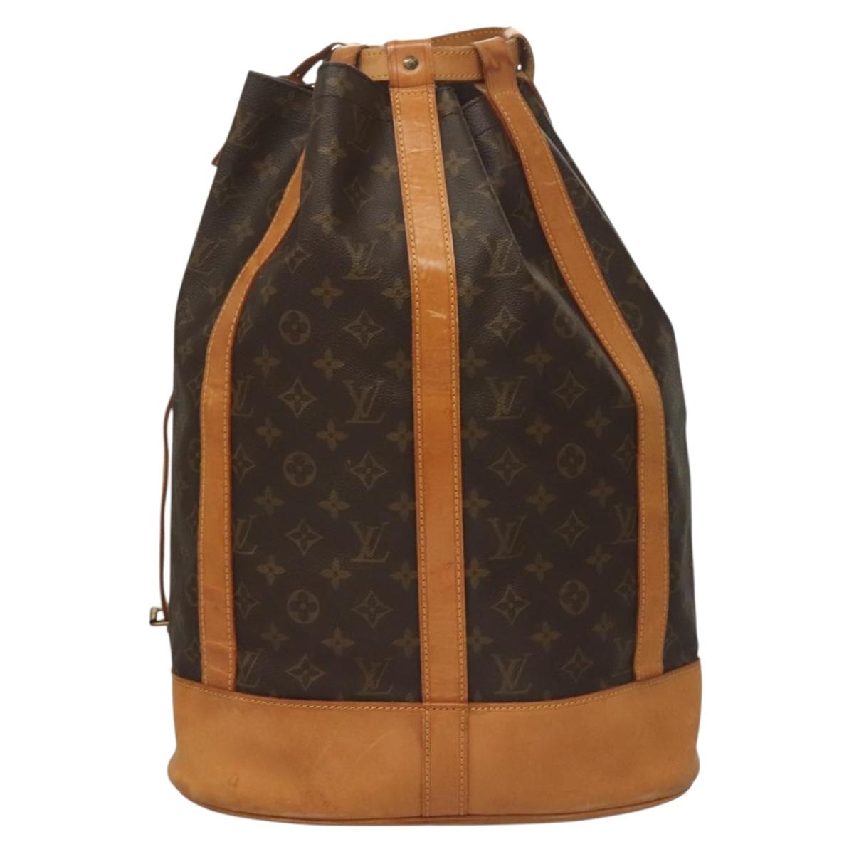 LOUIS VUITTON Monogram Randonnee GM Shoulder Bag M42244 LV Auth bs27732