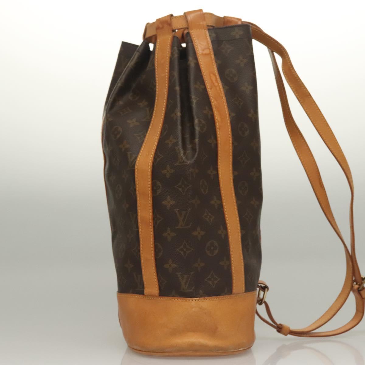 LOUIS VUITTON Monogram Randonnee GM Shoulder Bag M42244 LV Auth bs27732