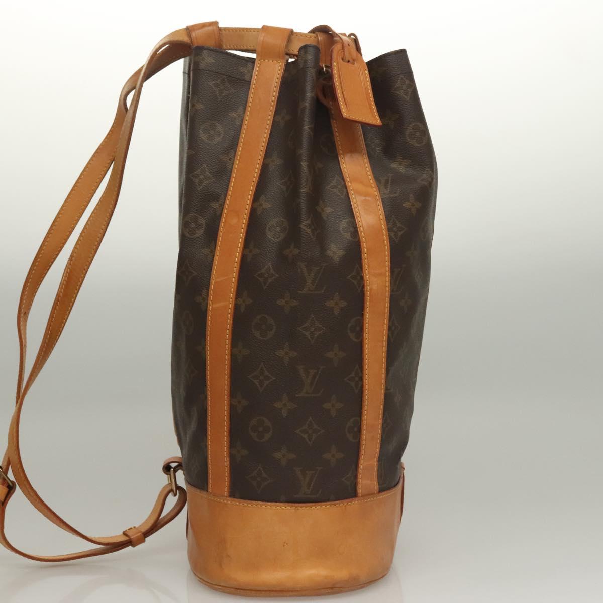 LOUIS VUITTON Monogram Randonnee GM Shoulder Bag M42244 LV Auth bs27732