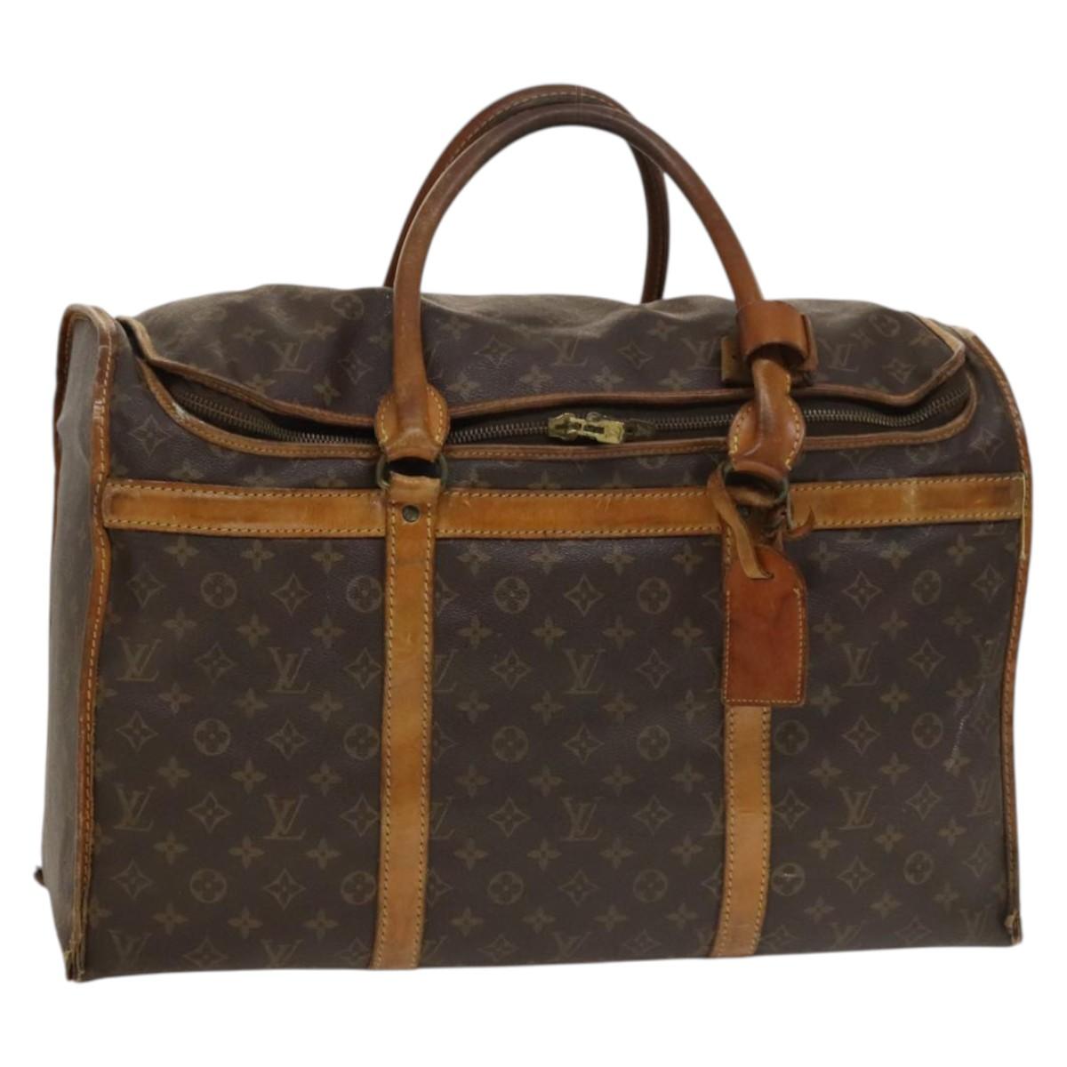 LOUIS VUITTON Monogram Sackshan 55 Pet Carry M42021 LV Auth bs27737