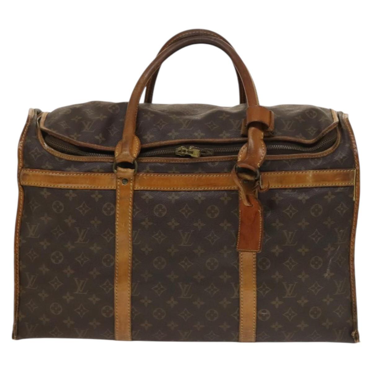 LOUIS VUITTON Monogram Sackshan 55 Pet Carry M42021 LV Auth bs27737