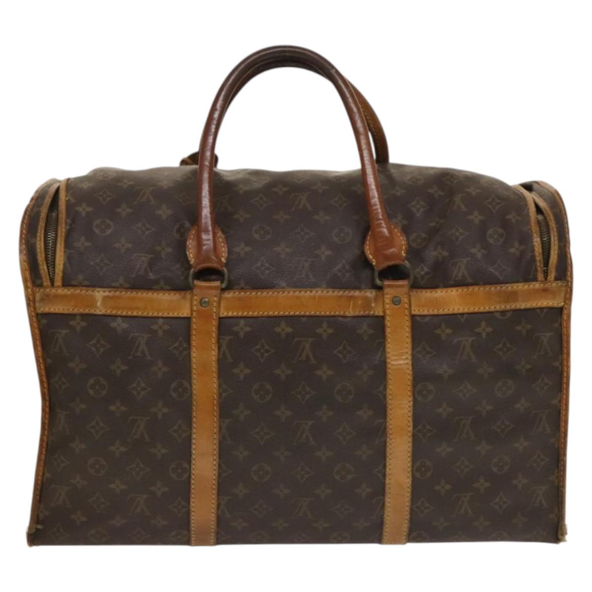 LOUIS VUITTON Monogram Sackshan 55 Pet Carry M42021 LV Auth bs27737