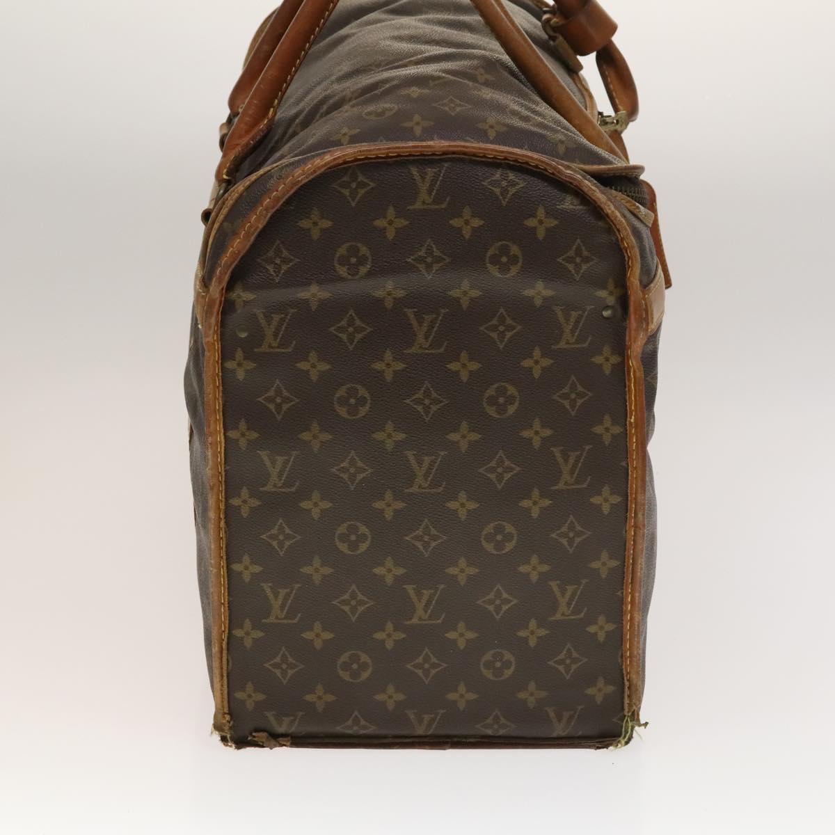 LOUIS VUITTON Monogram Sackshan 55 Pet Carry M42021 LV Auth bs27737