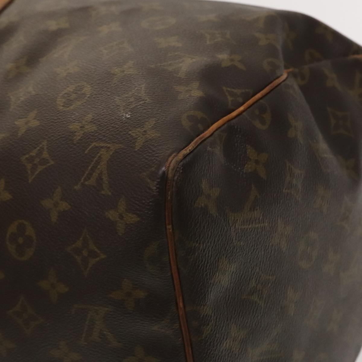 LOUIS VUITTON Monogram Keepall 55 Boston Bag M41424 LV Auth bs27742