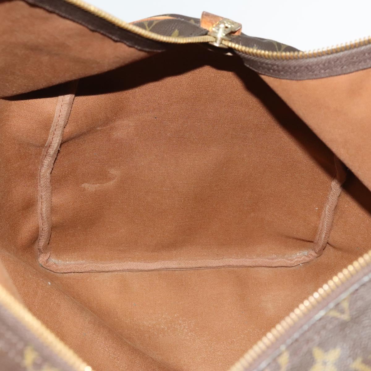 LOUIS VUITTON Monogram Keepall 55 Boston Bag M41424 LV Auth bs27742