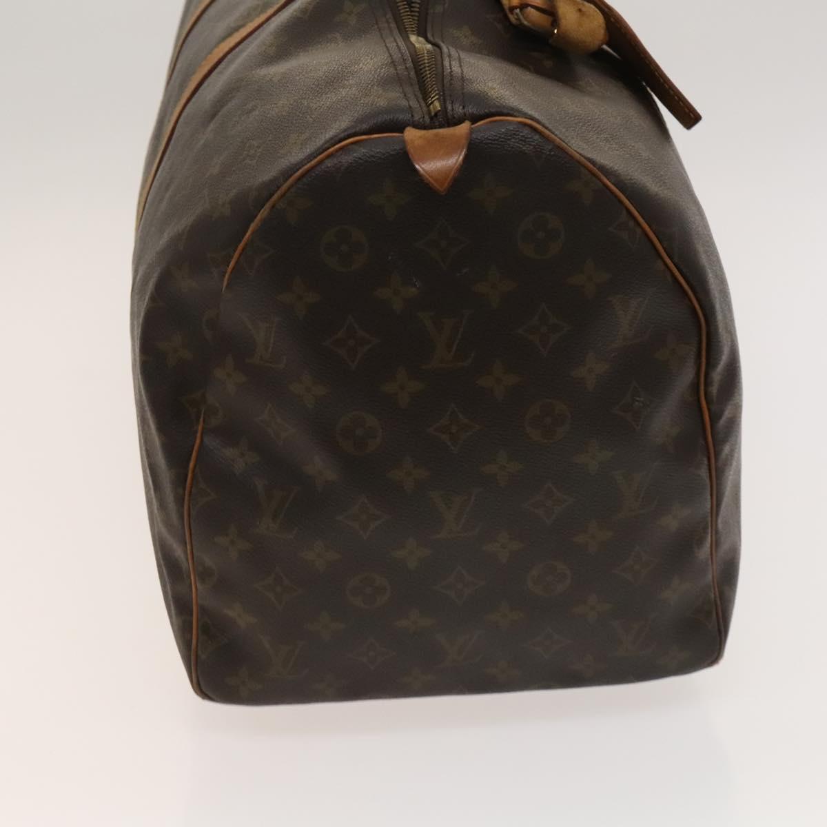 LOUIS VUITTON Monogram Keepall 55 Boston Bag M41424 LV Auth bs27742