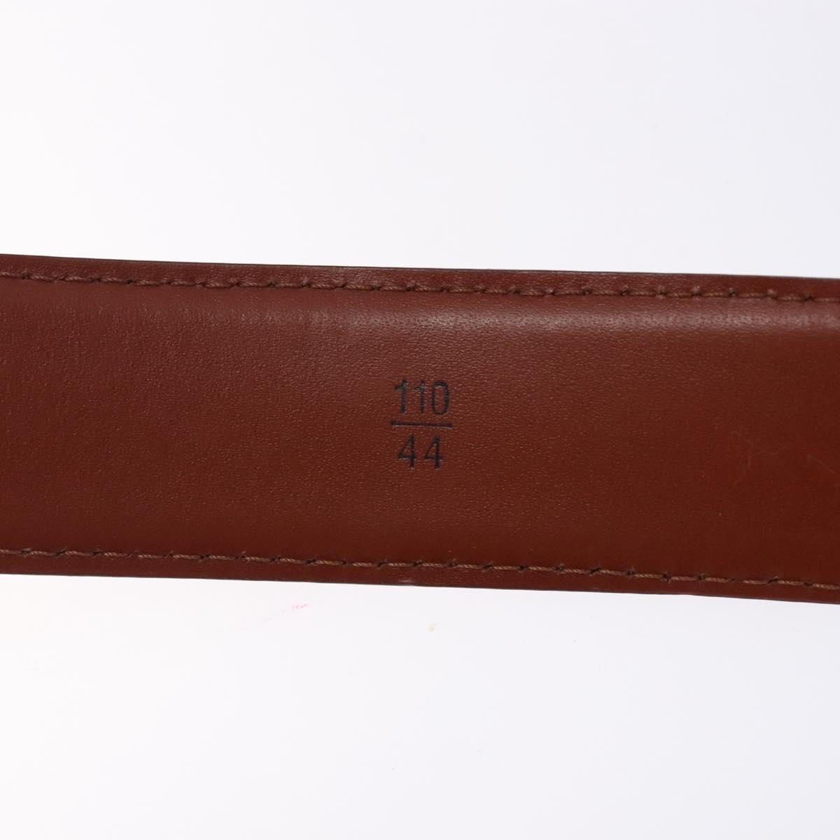 LOUIS VUITTON Epi Ceinture Classic Belt 35.4"" Brown LV Auth bs27757