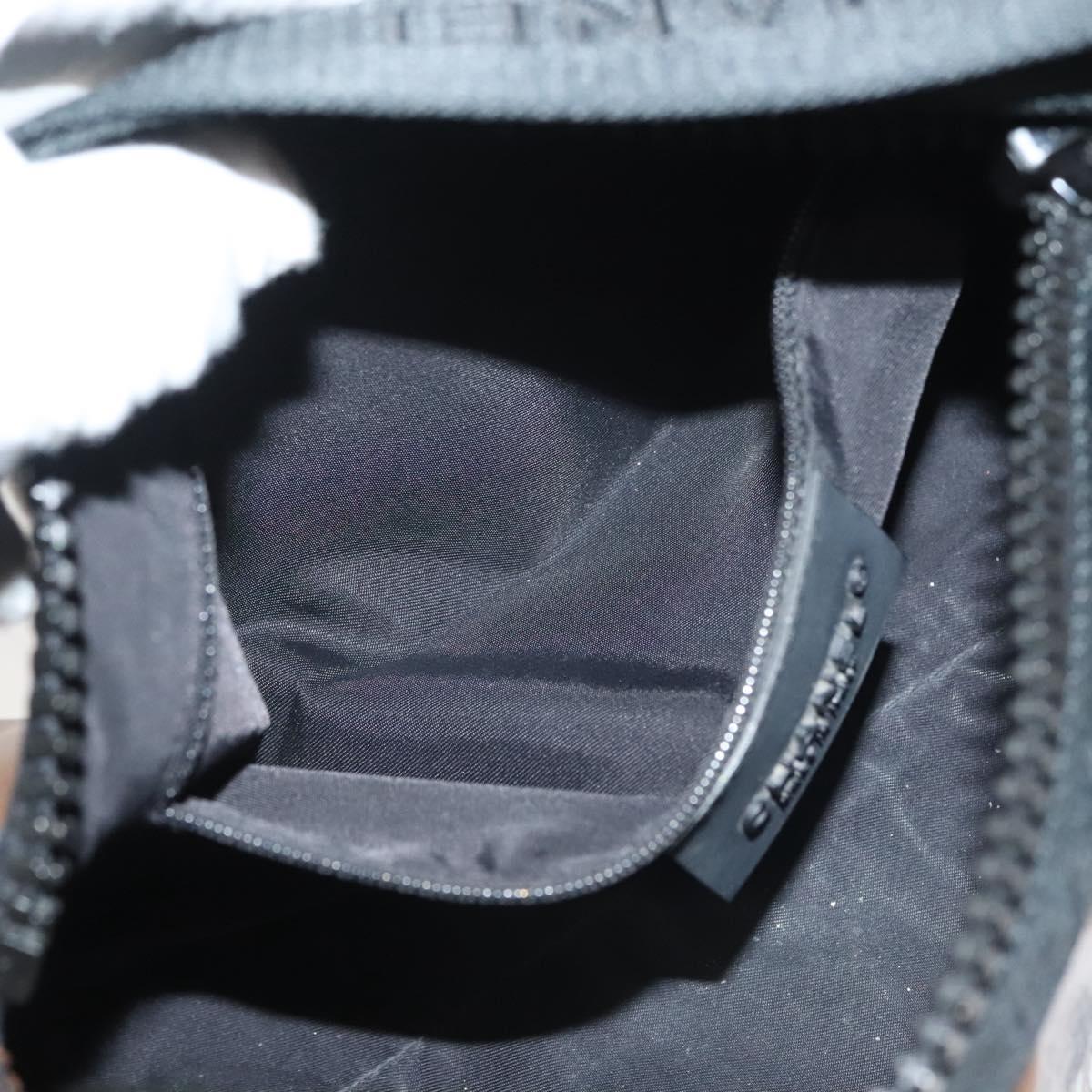 CHANEL Shoulder Bag PVC Black CC Auth bs27803