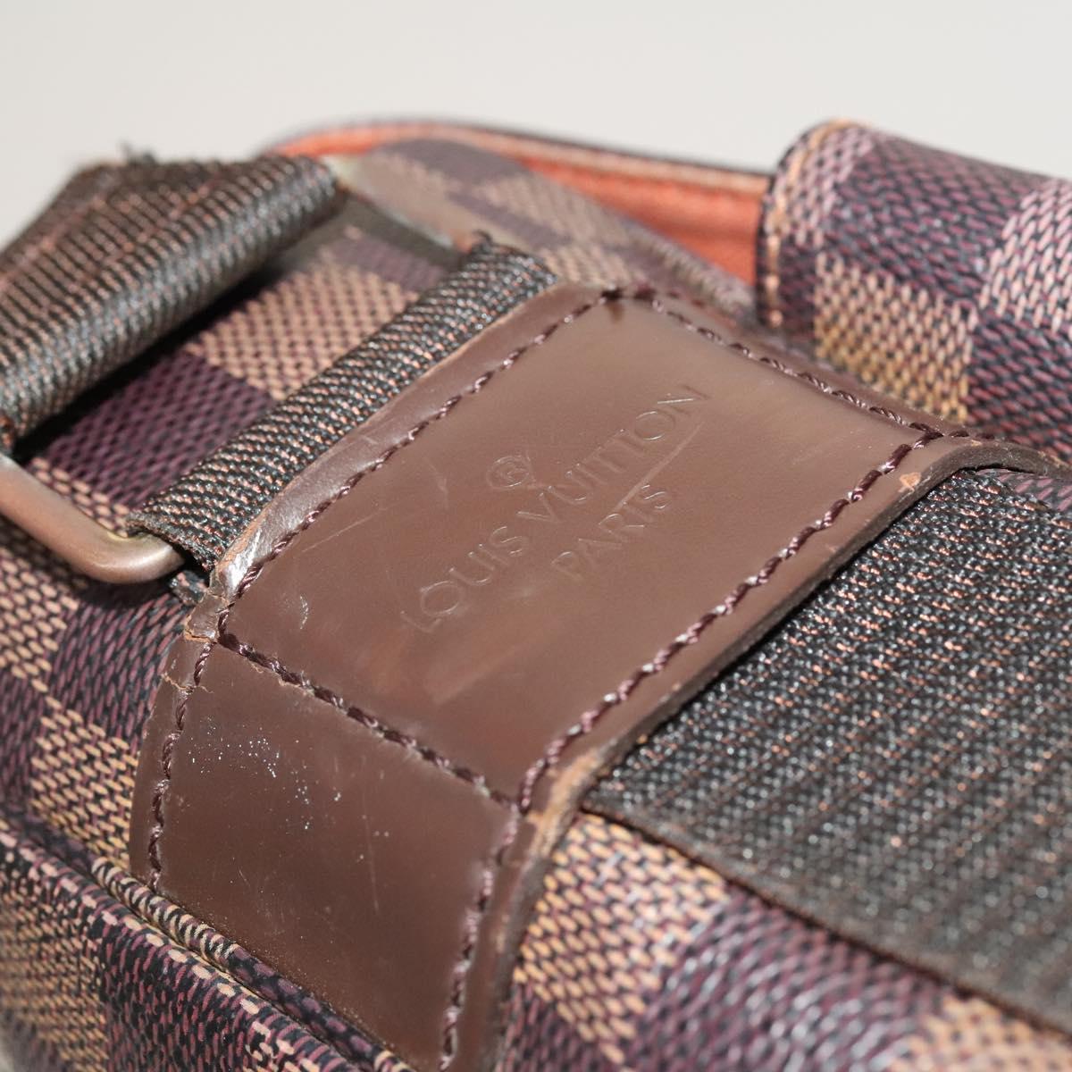 LOUIS VUITTON Damier Ebene Broadway Shoulder Bag N42270 LV Auth bs27810