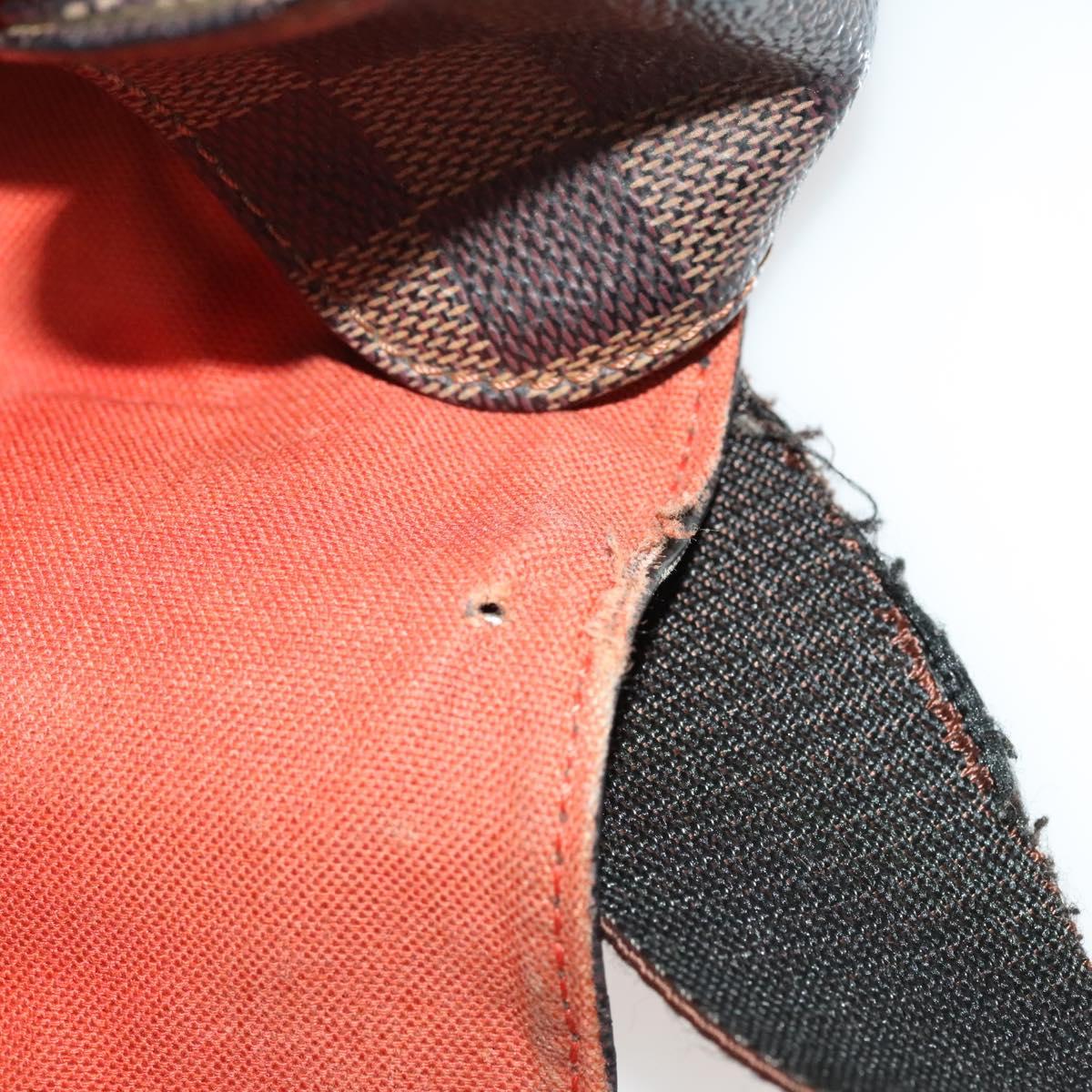 LOUIS VUITTON Damier Ebene Broadway Shoulder Bag N42270 LV Auth bs27810