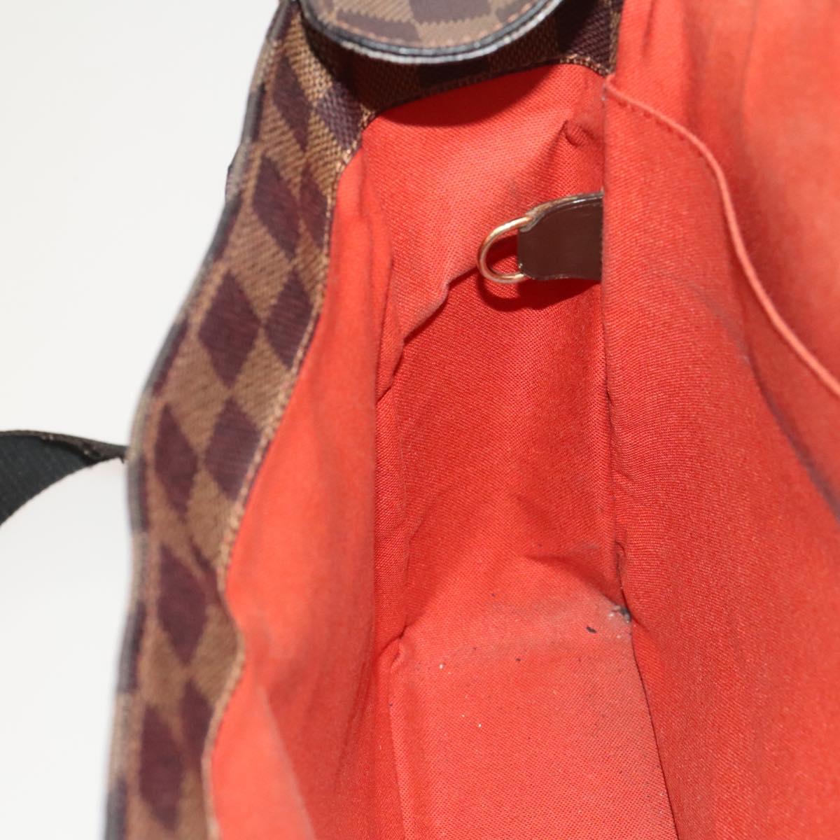 LOUIS VUITTON Damier Ebene Broadway Shoulder Bag N42270 LV Auth bs27810