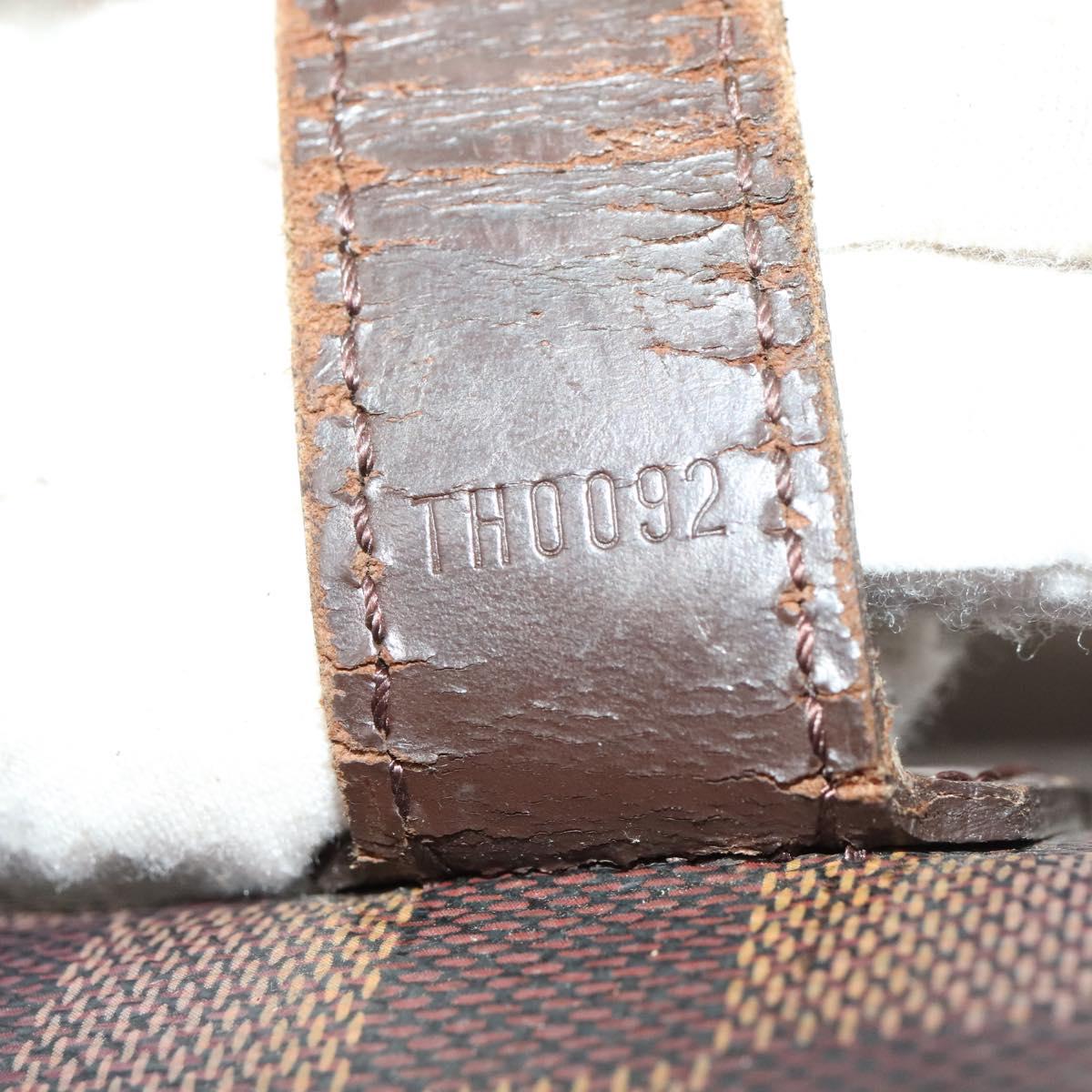 LOUIS VUITTON Damier Ebene Broadway Shoulder Bag N42270 LV Auth bs27810