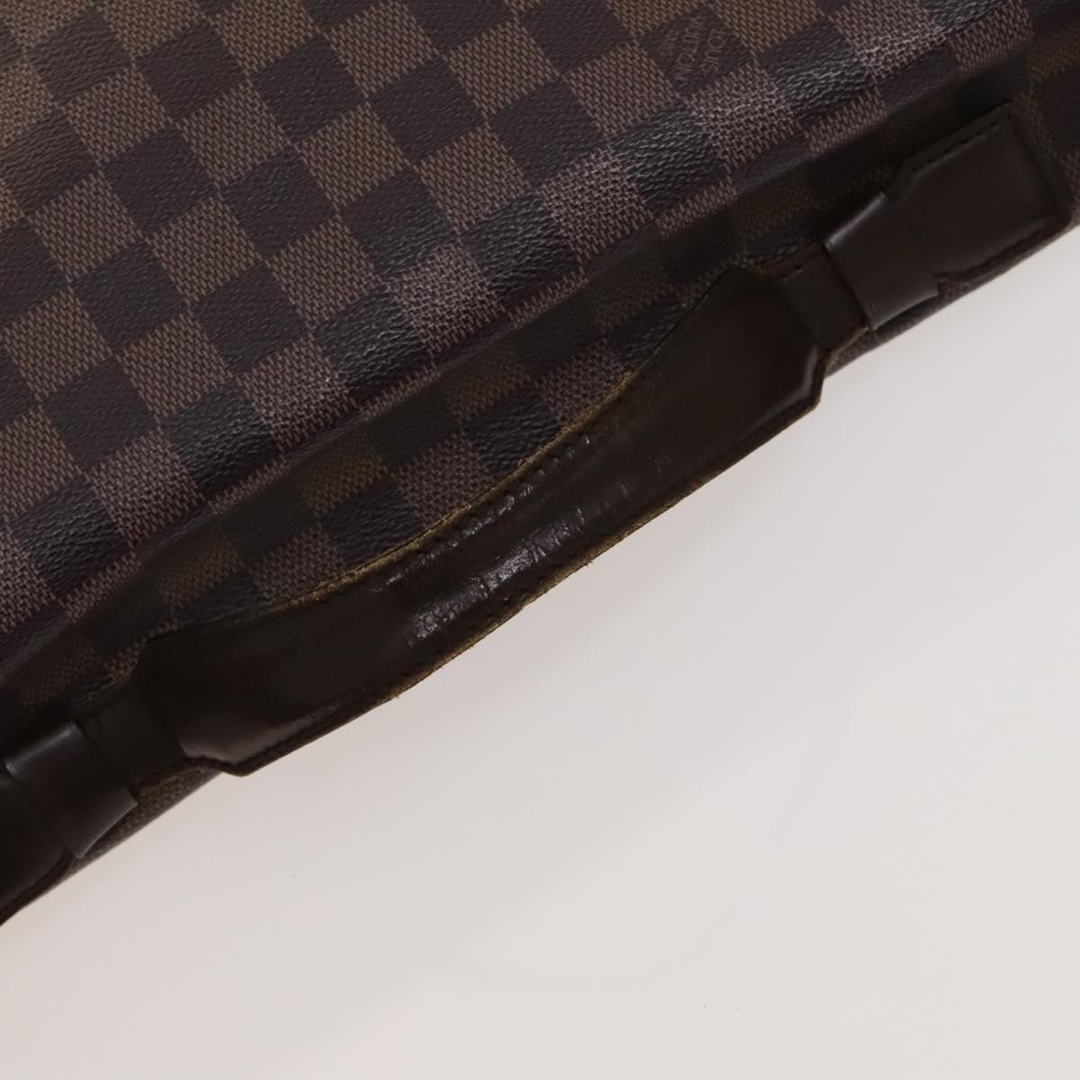 LOUIS VUITTON Damier Ebene Broadway Shoulder Bag N42270 LV Auth bs27810