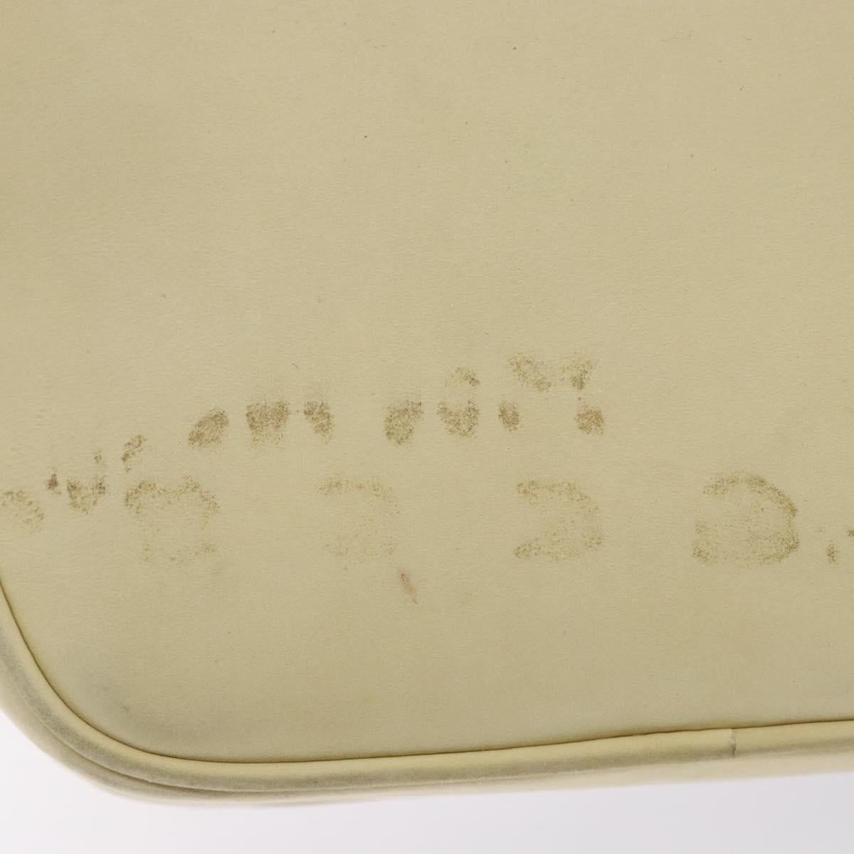 Salvatore Ferragamo Gancini Shoulder Bag Suede Beige Gold Auth bs27824