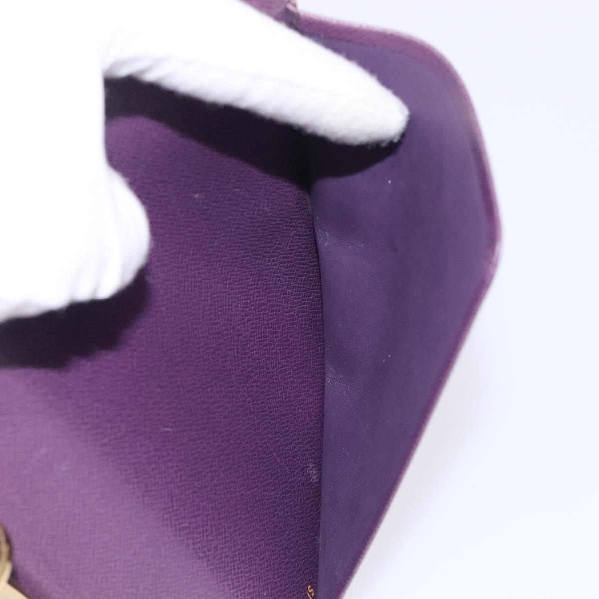 LOUIS VUITTON Epi Agenda MM Day Planner Cover Yellow R20049 LV Auth bs27869