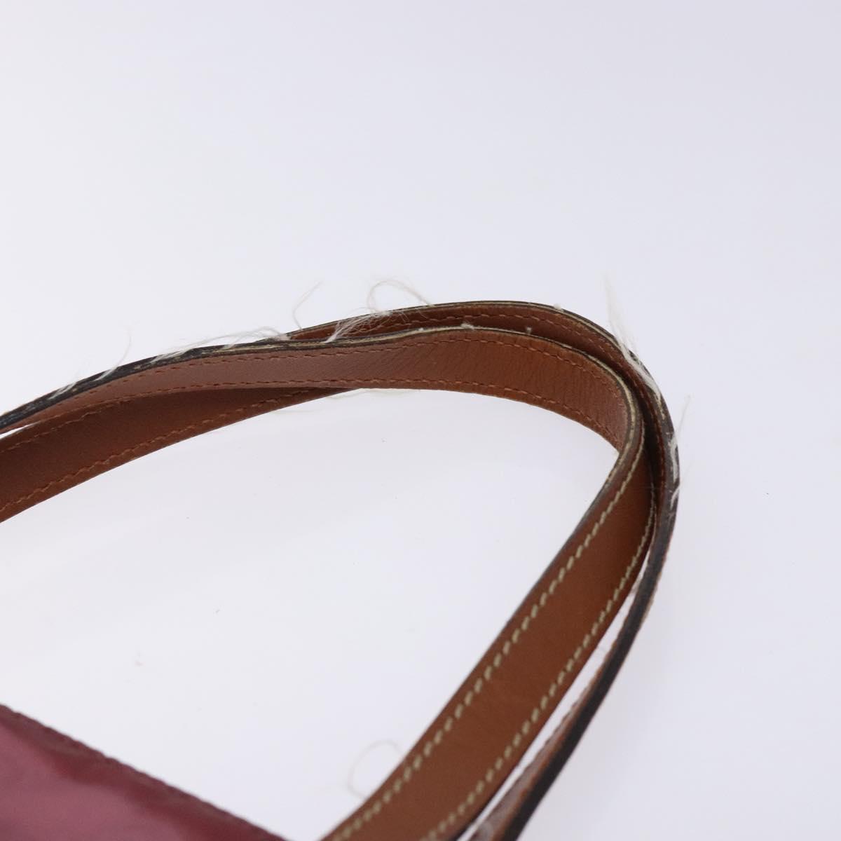 GUCCI GG Canvas Tote Bag Nylon Pink Silver 282439 Auth bs27919