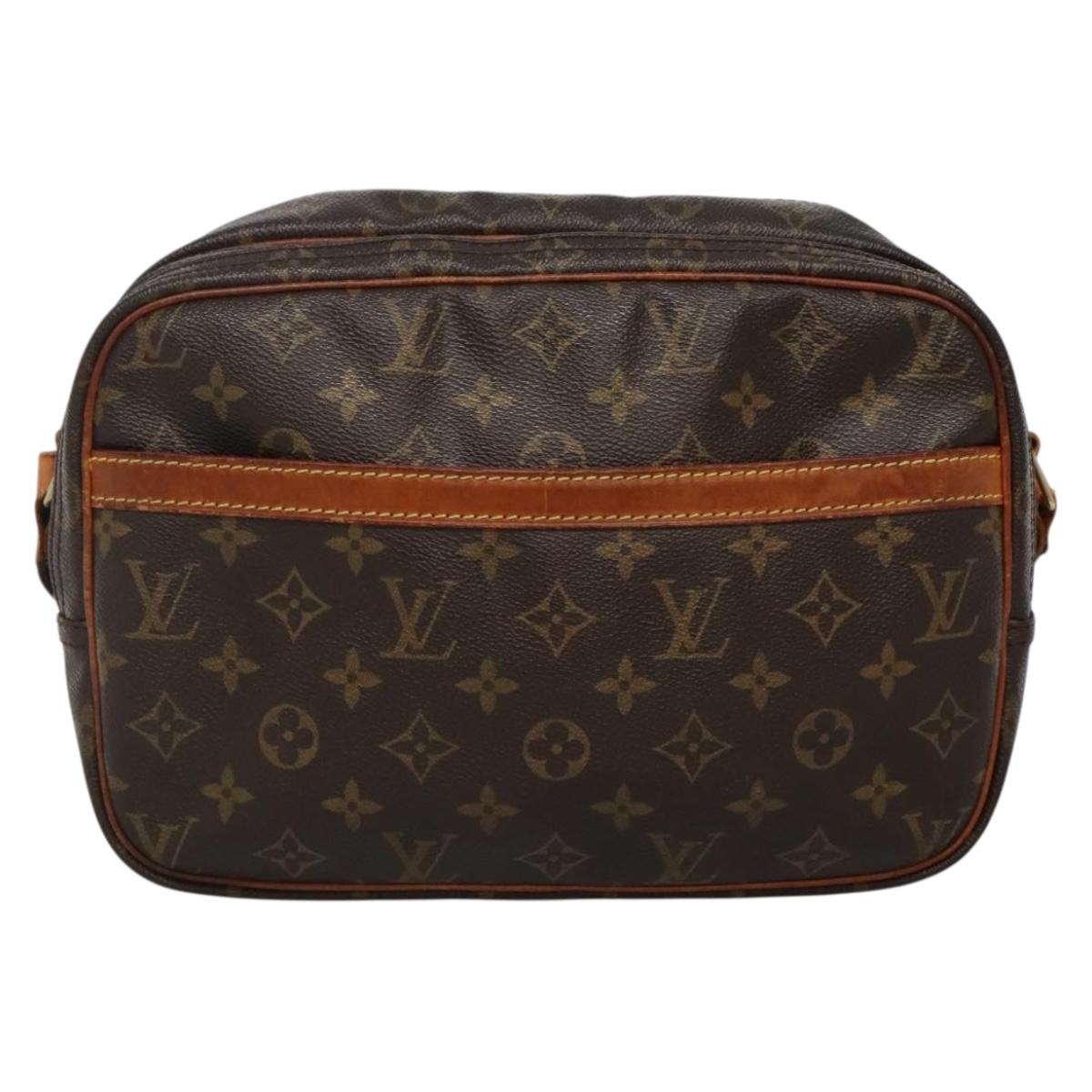 LOUIS VUITTON Monogram Reporter PM Shoulder Bag M45254 LV Auth bs27949