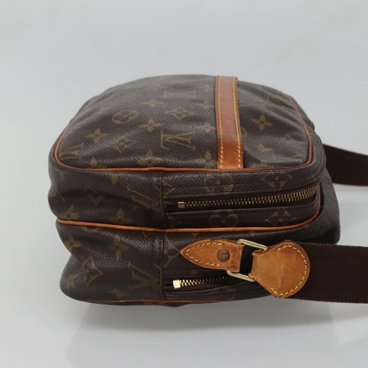 LOUIS VUITTON Monogram Reporter PM Shoulder Bag M45254 LV Auth bs27949