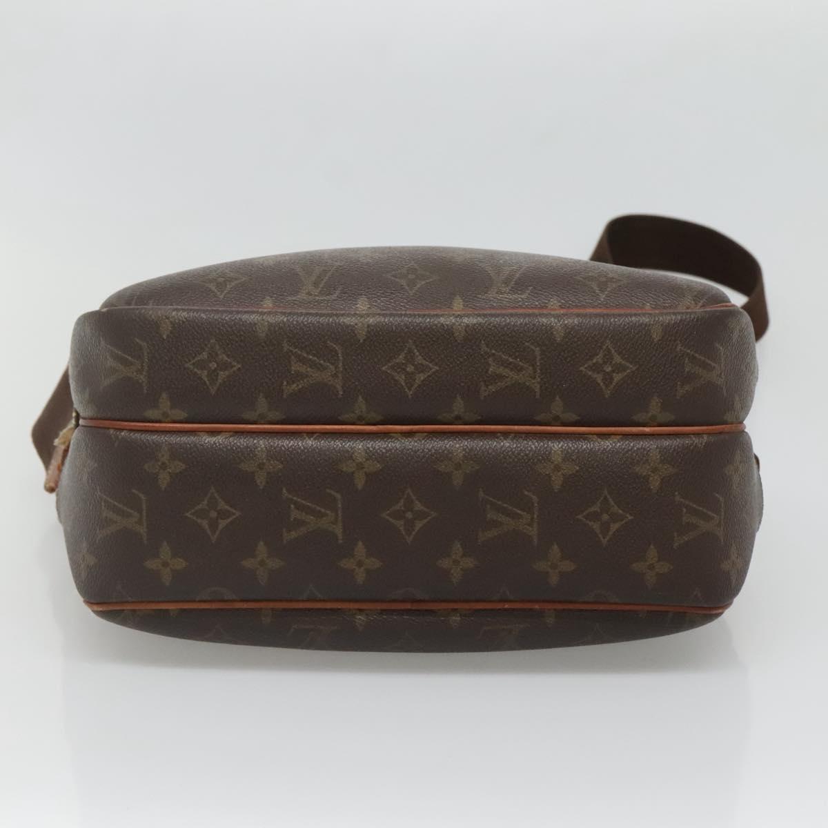 LOUIS VUITTON Monogram Reporter PM Shoulder Bag M45254 LV Auth bs27951