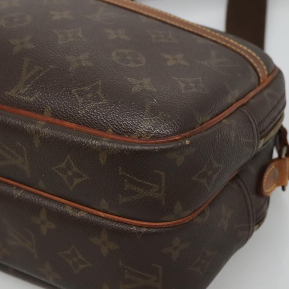 LOUIS VUITTON Monogram Reporter PM Shoulder Bag M45254 LV Auth bs27951