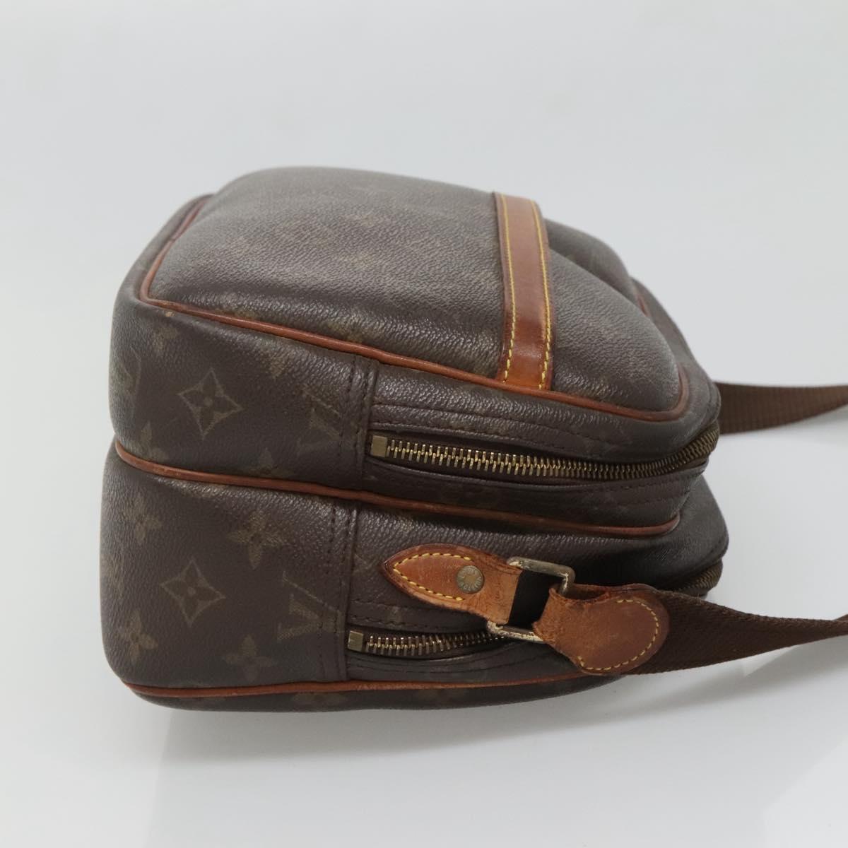 LOUIS VUITTON Monogram Reporter PM Shoulder Bag M45254 LV Auth bs27951