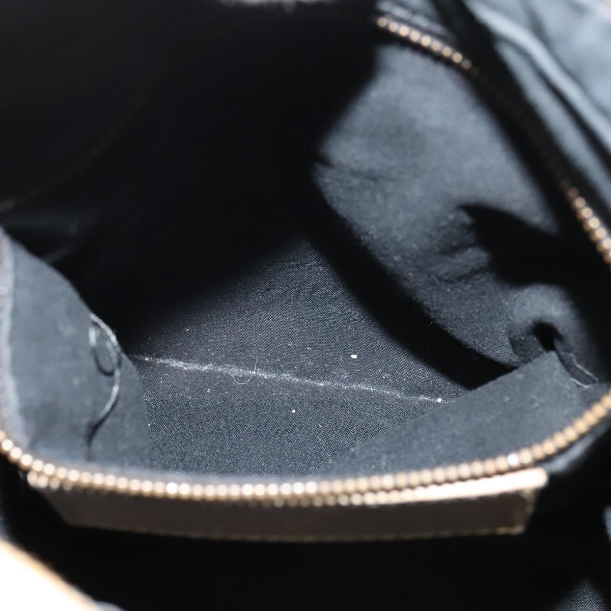 BALENCIAGA Classic Flat Shoulder Bag Leather Beige Auth bs27986