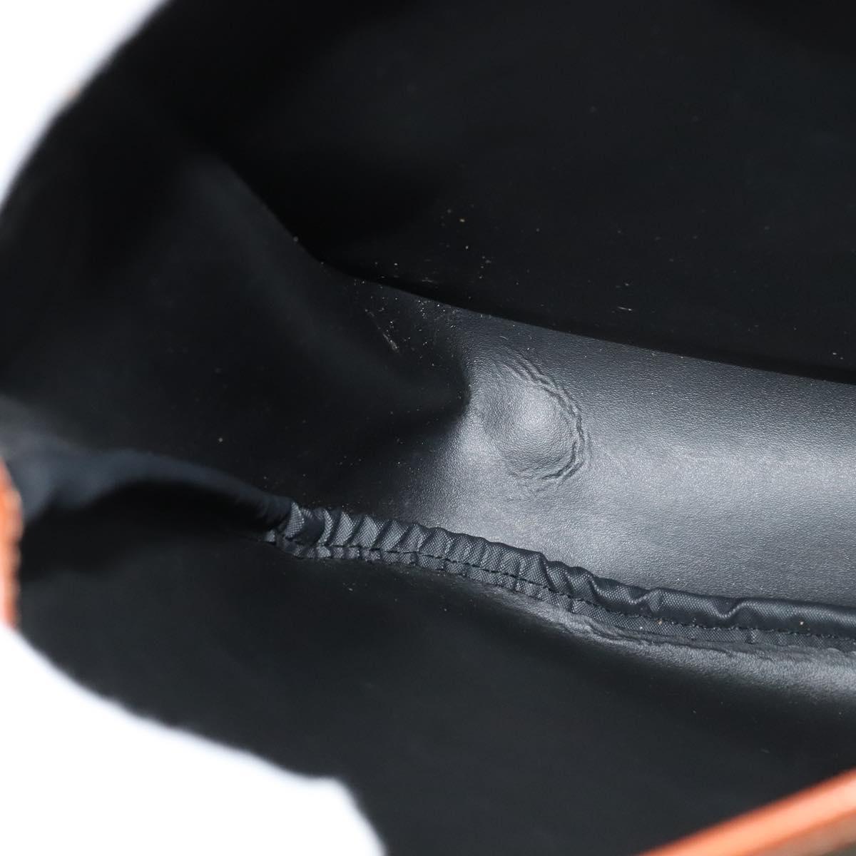 Burberrys Shoulder Bag Canvas Khaki Auth bs28018