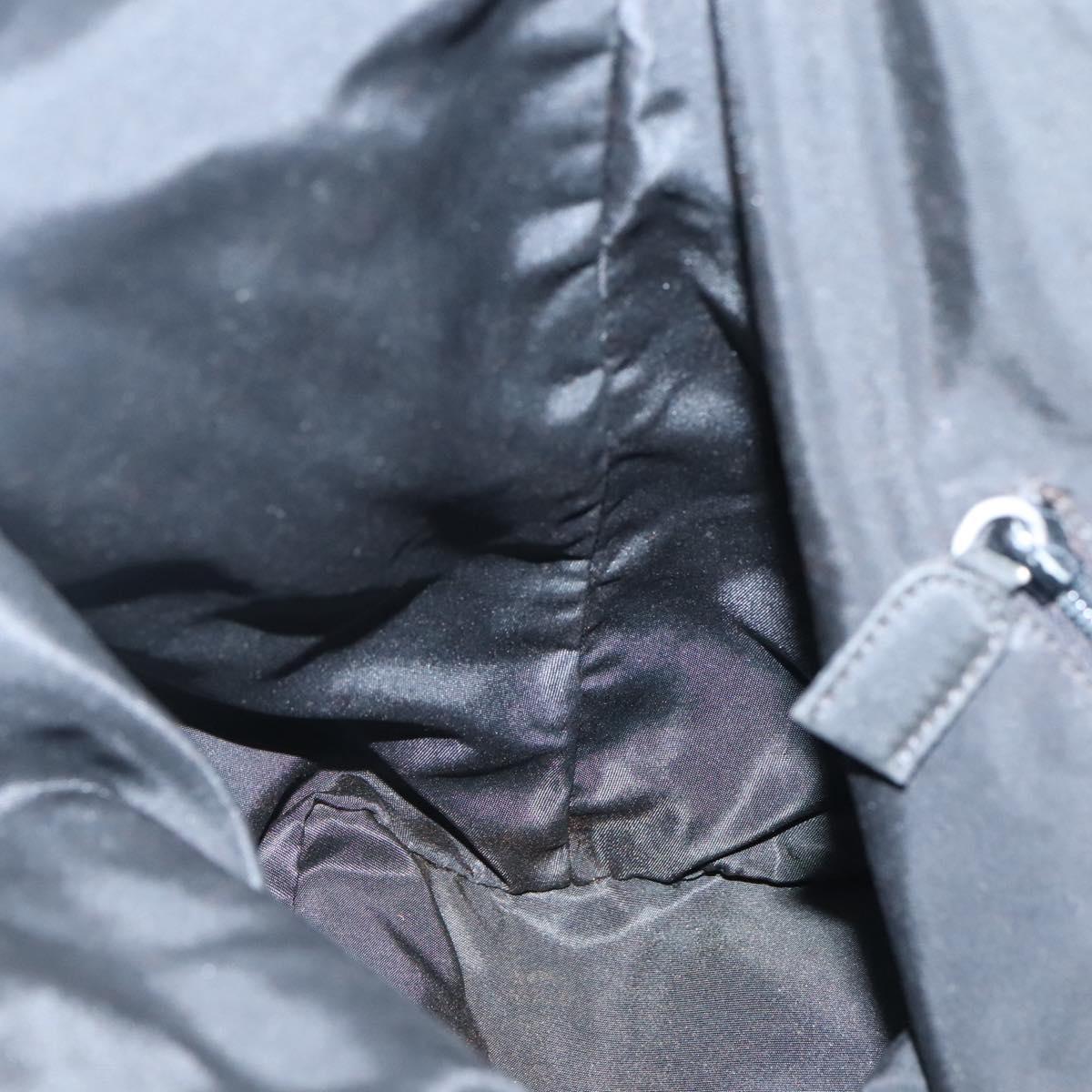 PRADA Hand Bag Nylon Black Auth bs28060