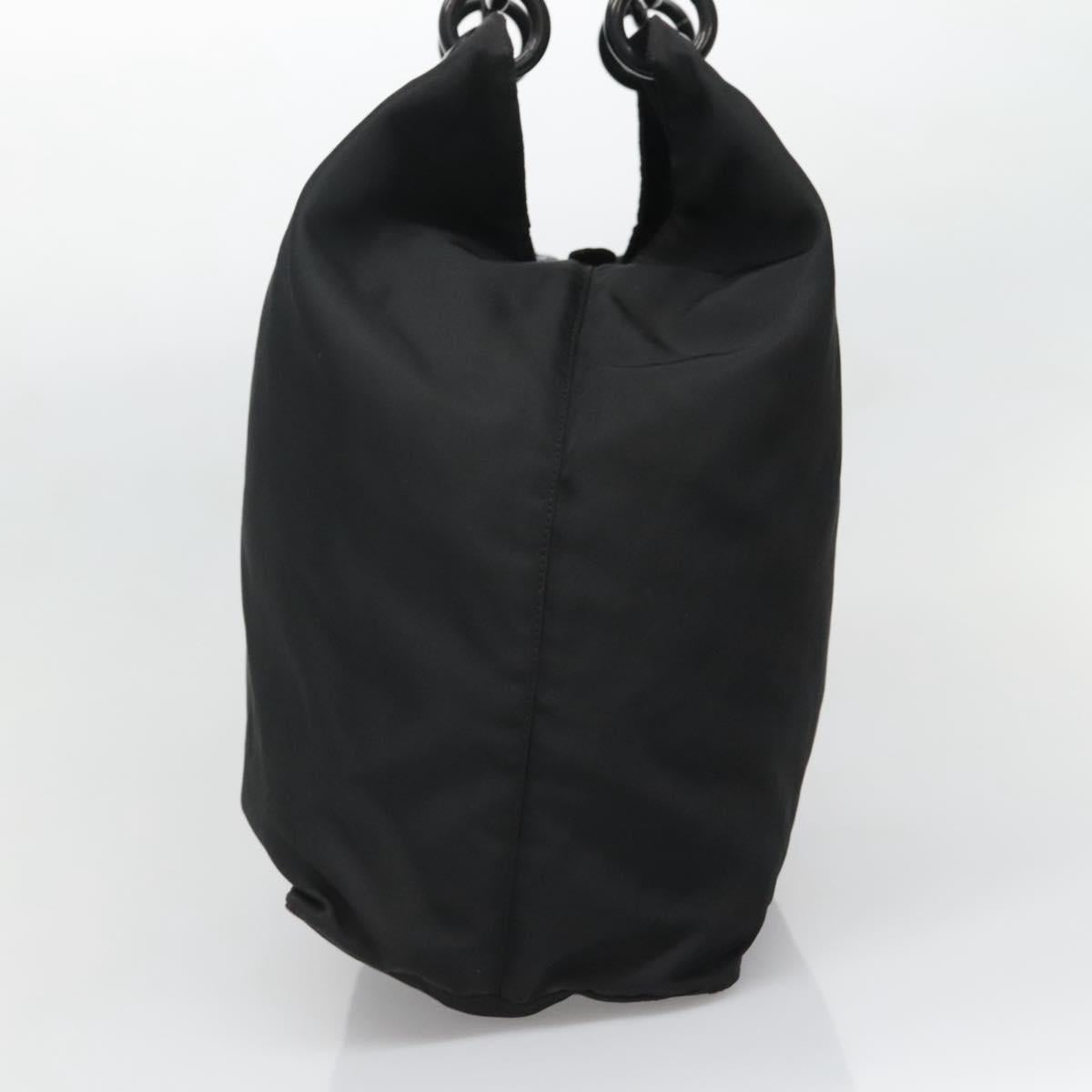 PRADA Hand Bag Nylon Black Auth bs28060