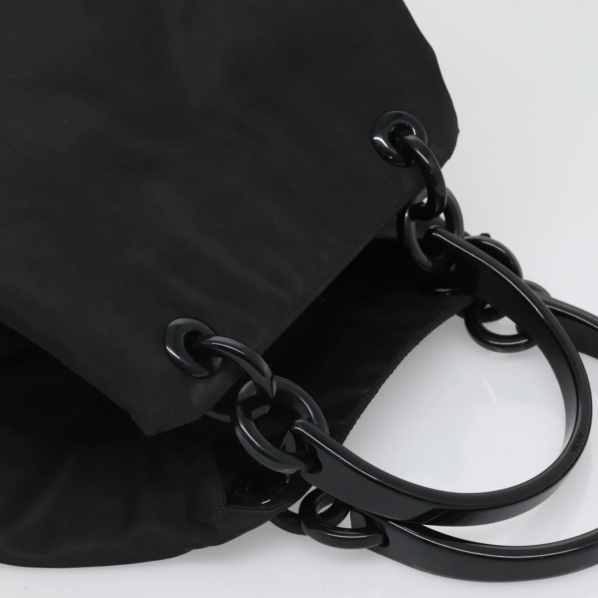 PRADA Hand Bag Nylon Black Auth bs28060