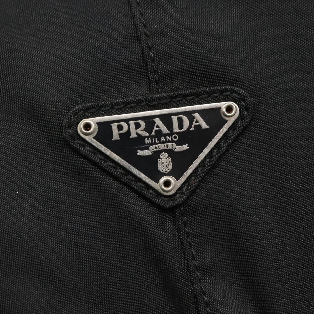 PRADA Hand Bag Nylon Black Auth bs28060