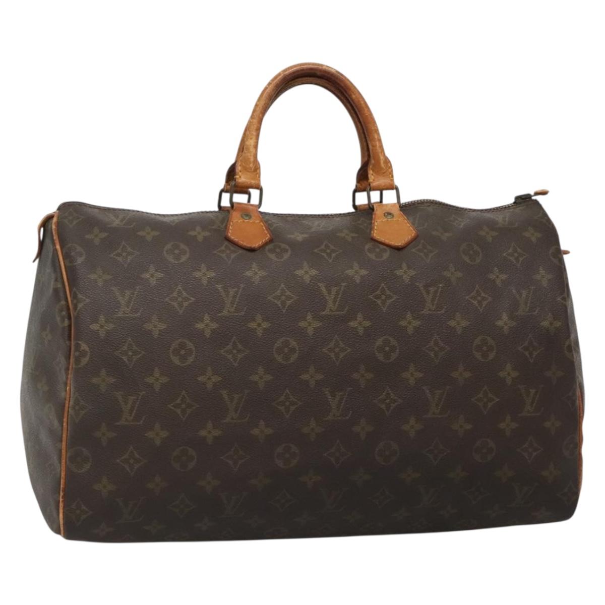 LOUIS VUITTON Monogram Speedy 40 Hand Bag M41522 LV Auth bs28092