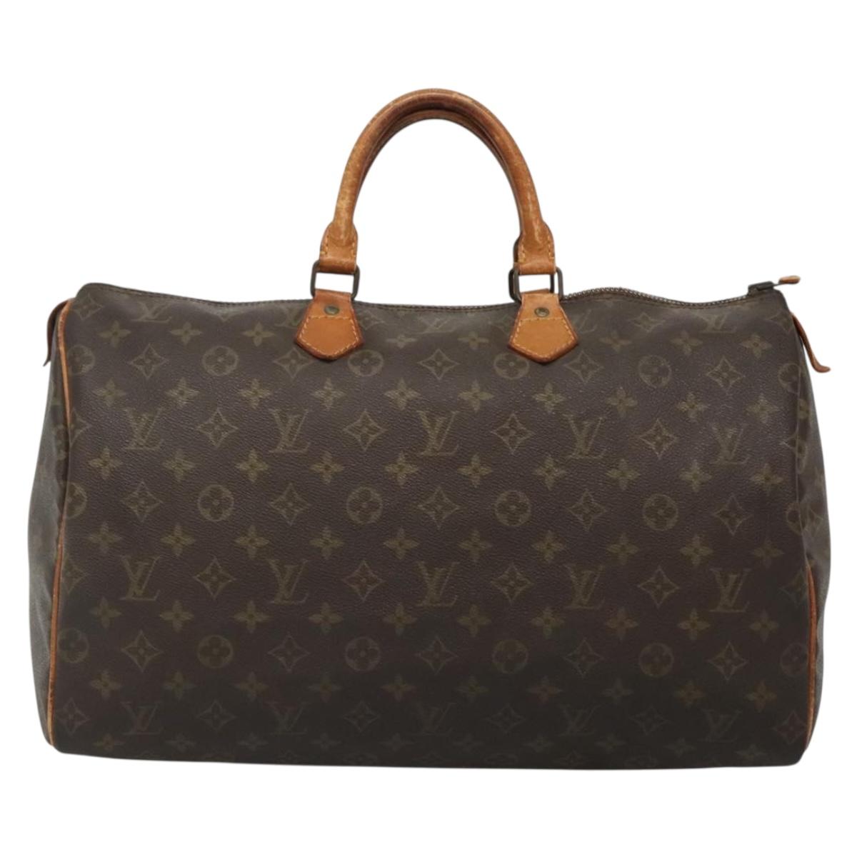LOUIS VUITTON Monogram Speedy 40 Hand Bag M41522 LV Auth bs28092