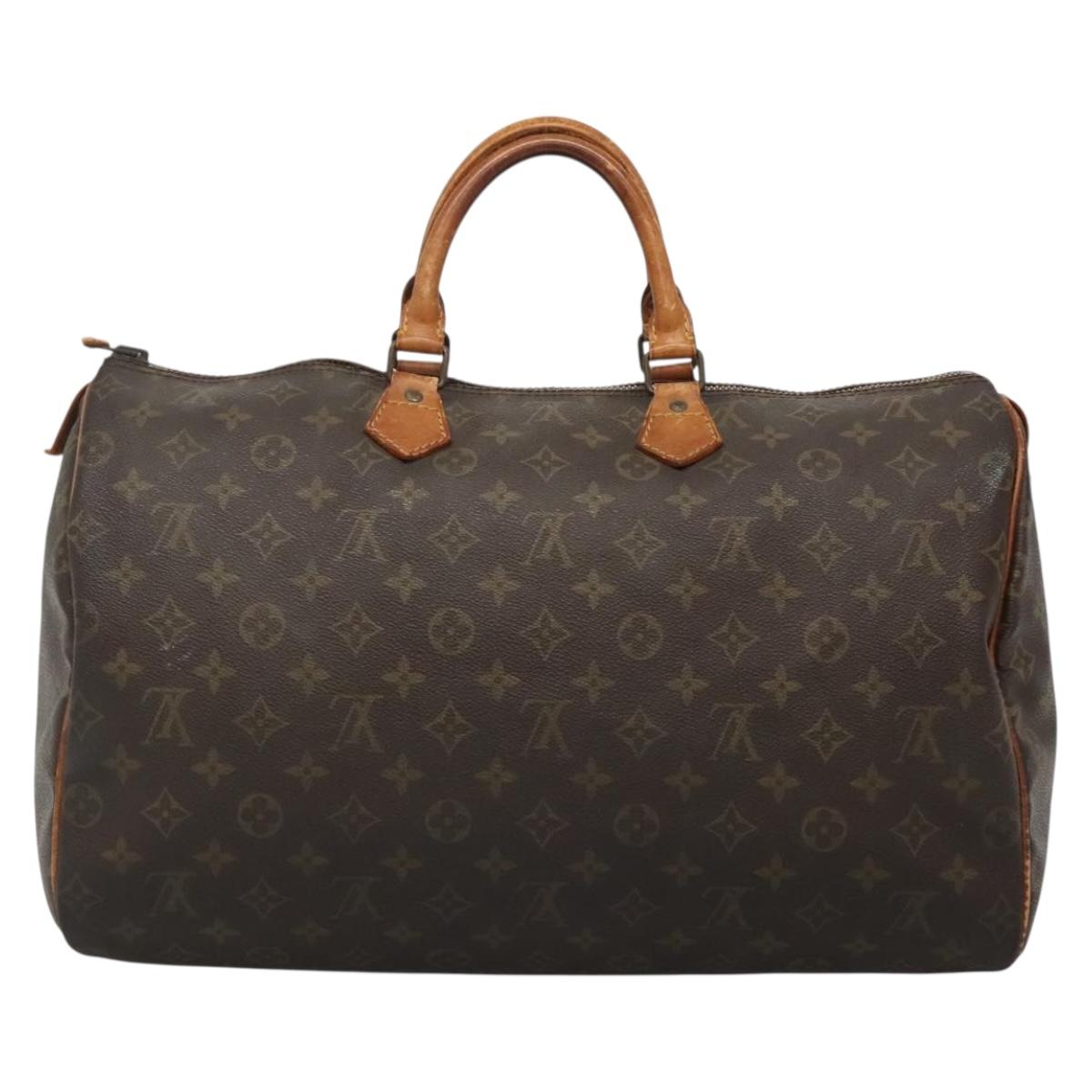 LOUIS VUITTON Monogram Speedy 40 Hand Bag M41522 LV Auth bs28092