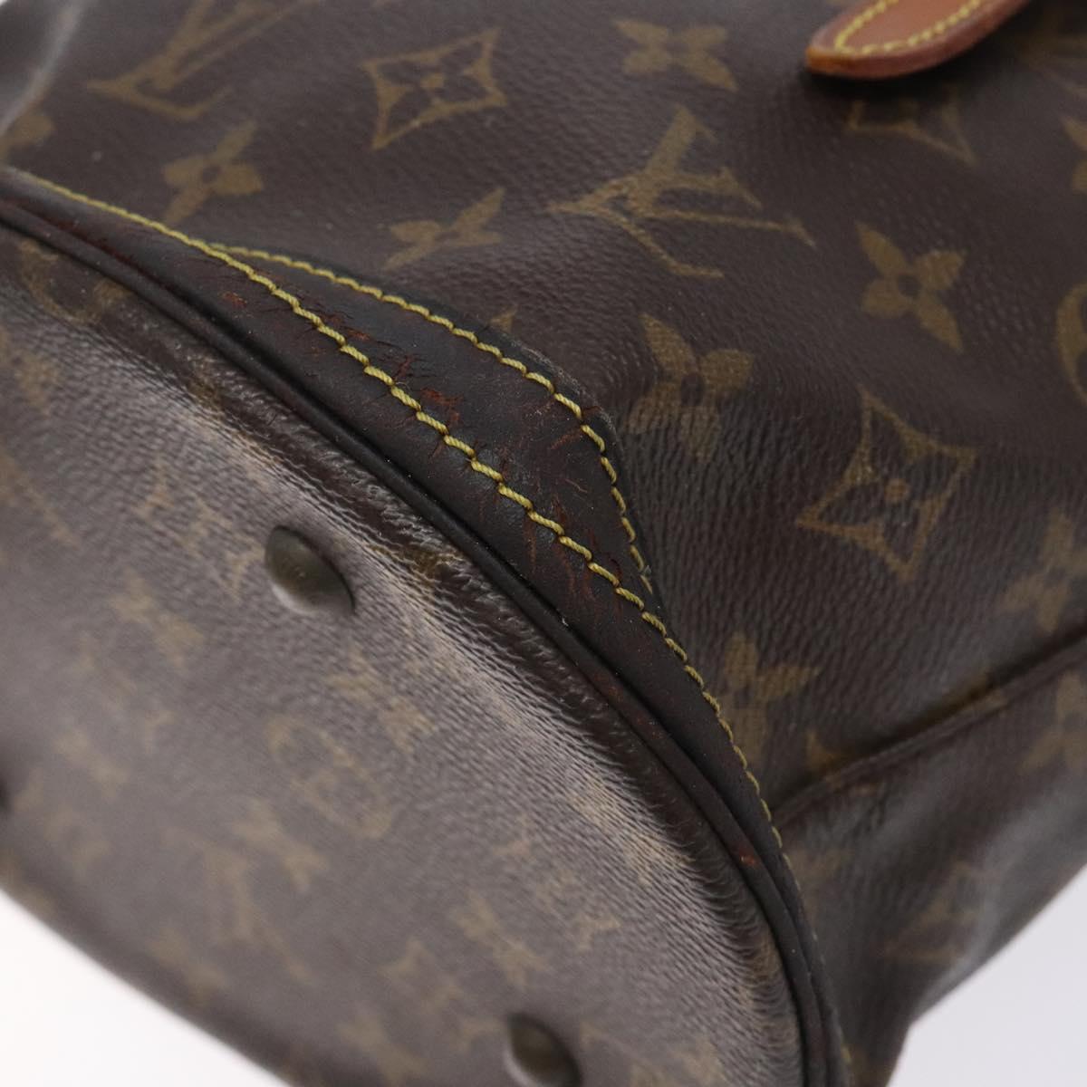 LOUIS VUITTON Monogram Bucket PM Shoulder Bag M42238 LV Auth bs28094