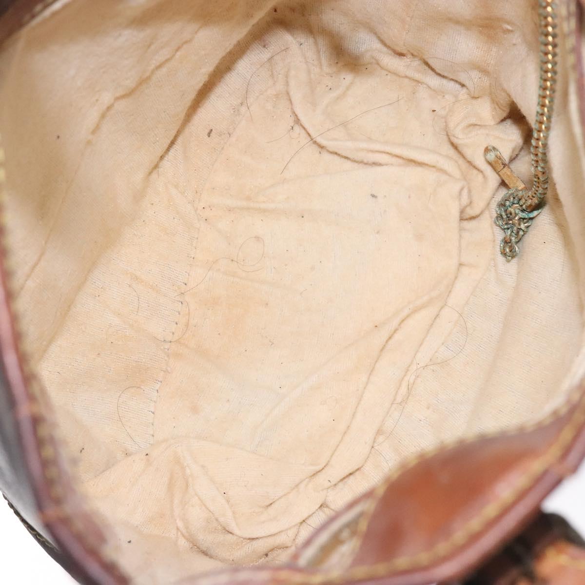 LOUIS VUITTON Monogram Bucket PM Shoulder Bag M42238 LV Auth bs28094