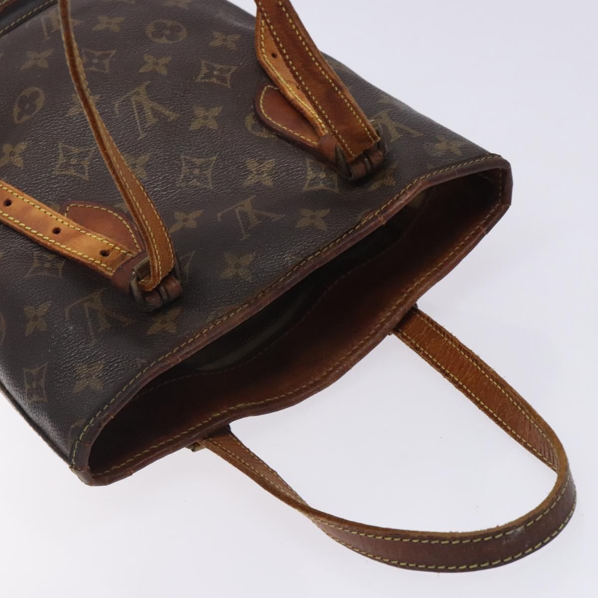 LOUIS VUITTON Monogram Bucket PM Shoulder Bag M42238 LV Auth bs28094