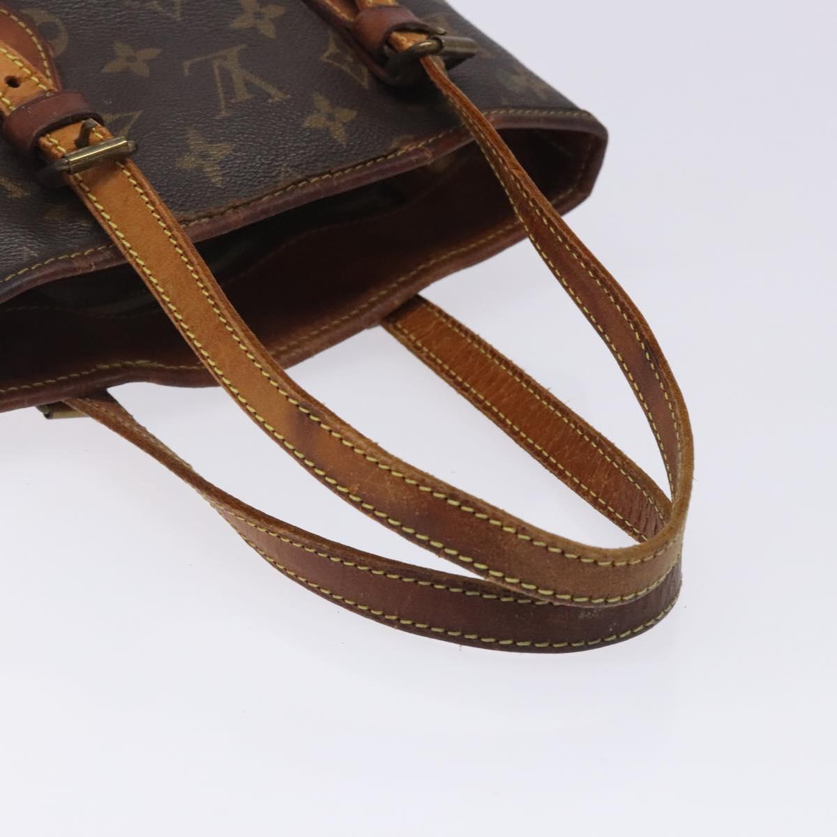 LOUIS VUITTON Monogram Bucket PM Shoulder Bag M42238 LV Auth bs28094