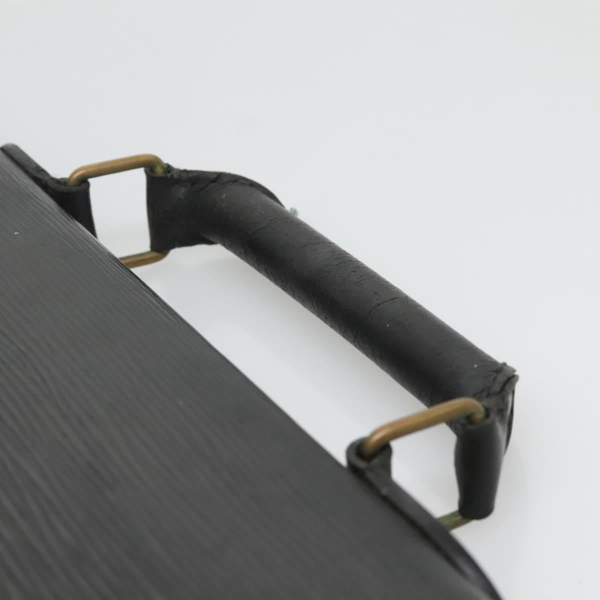 LOUIS VUITTON Epi Serviette Conseiller Business Bag Black M54422 LV Auth bs28107