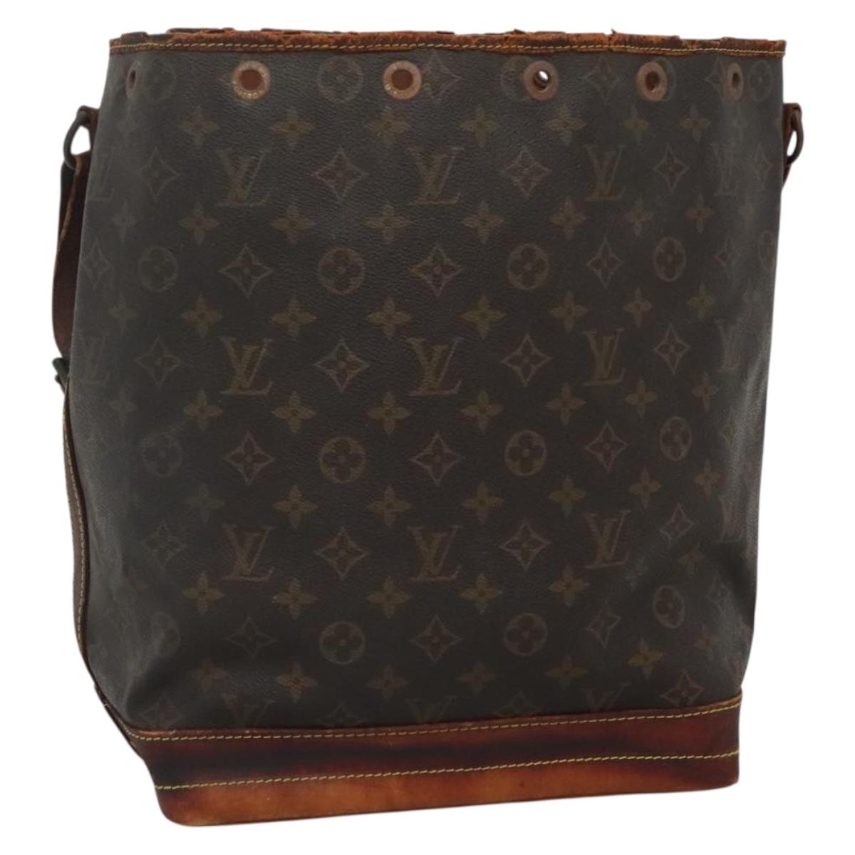 LOUIS VUITTON Monogram Noe Shoulder Bag M42224 LV Auth bs28116