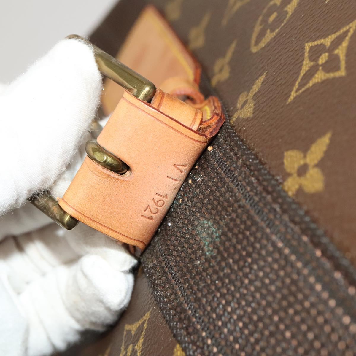 LOUIS VUITTON Monogram Satellite 60 Boston Bag M23354 LV Auth bs28118