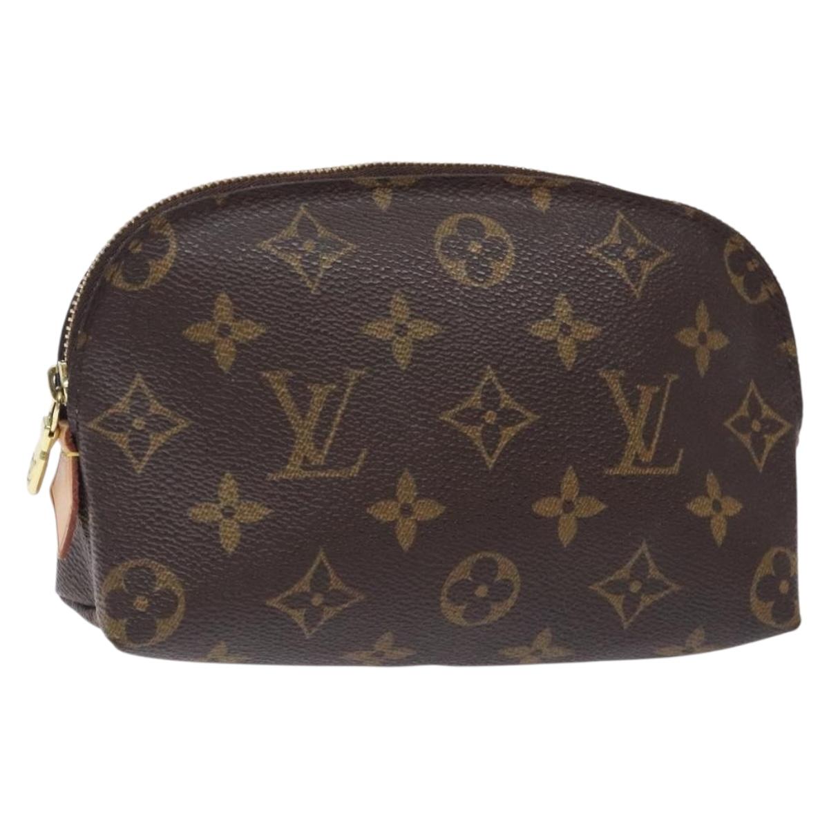 LOUIS VUITTON Monogram Pochette Cosmetic PM Pouch M43998 LV Auth bs28121
