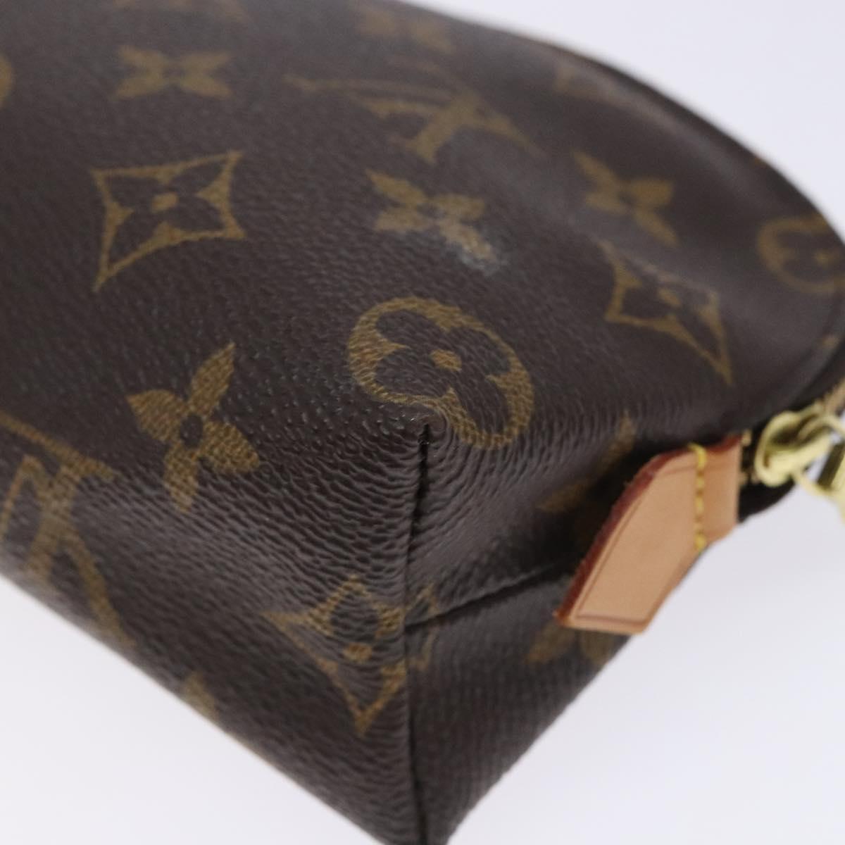 LOUIS VUITTON Monogram Pochette Cosmetic PM Pouch M43998 LV Auth bs28121