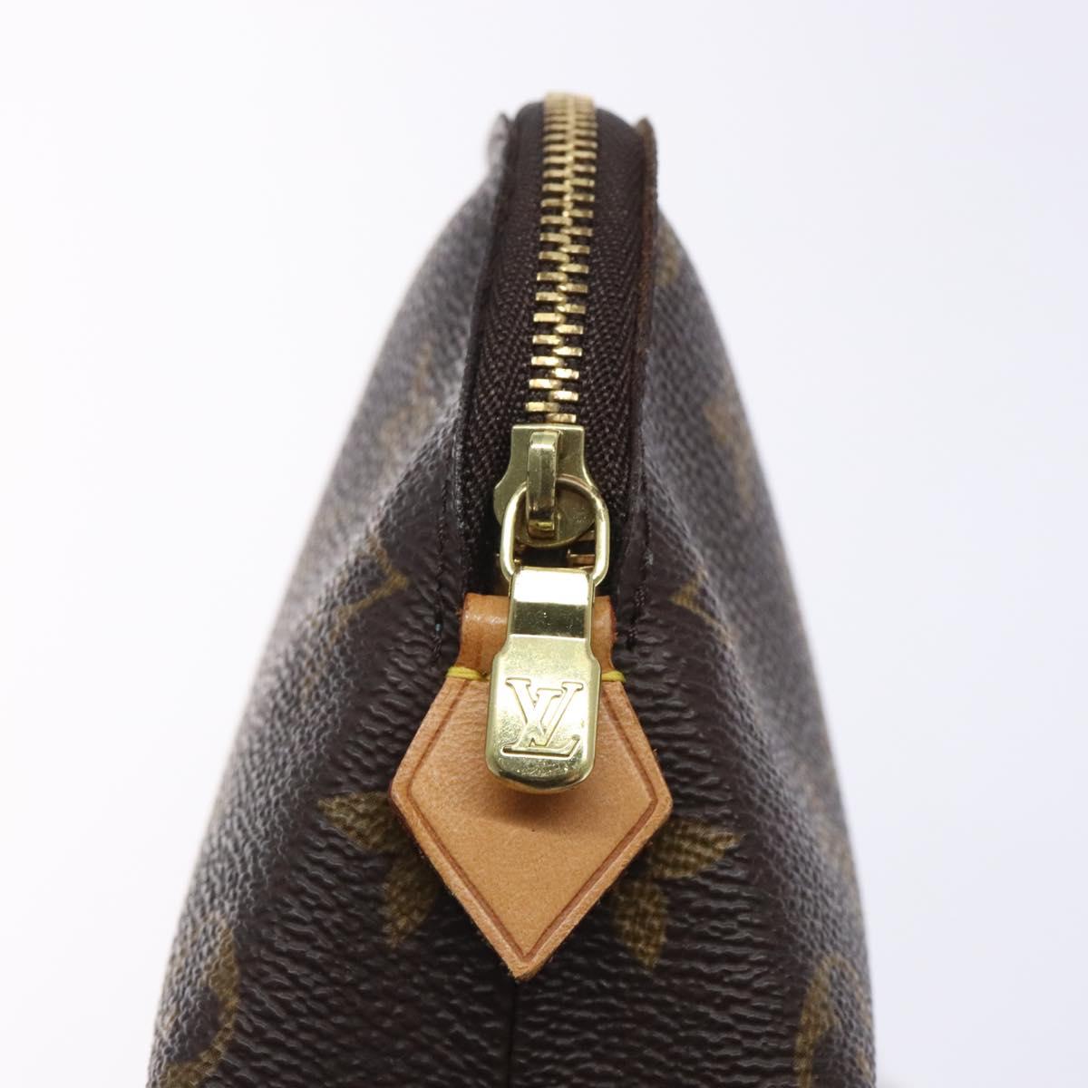 LOUIS VUITTON Monogram Pochette Cosmetic PM Pouch M43998 LV Auth bs28121