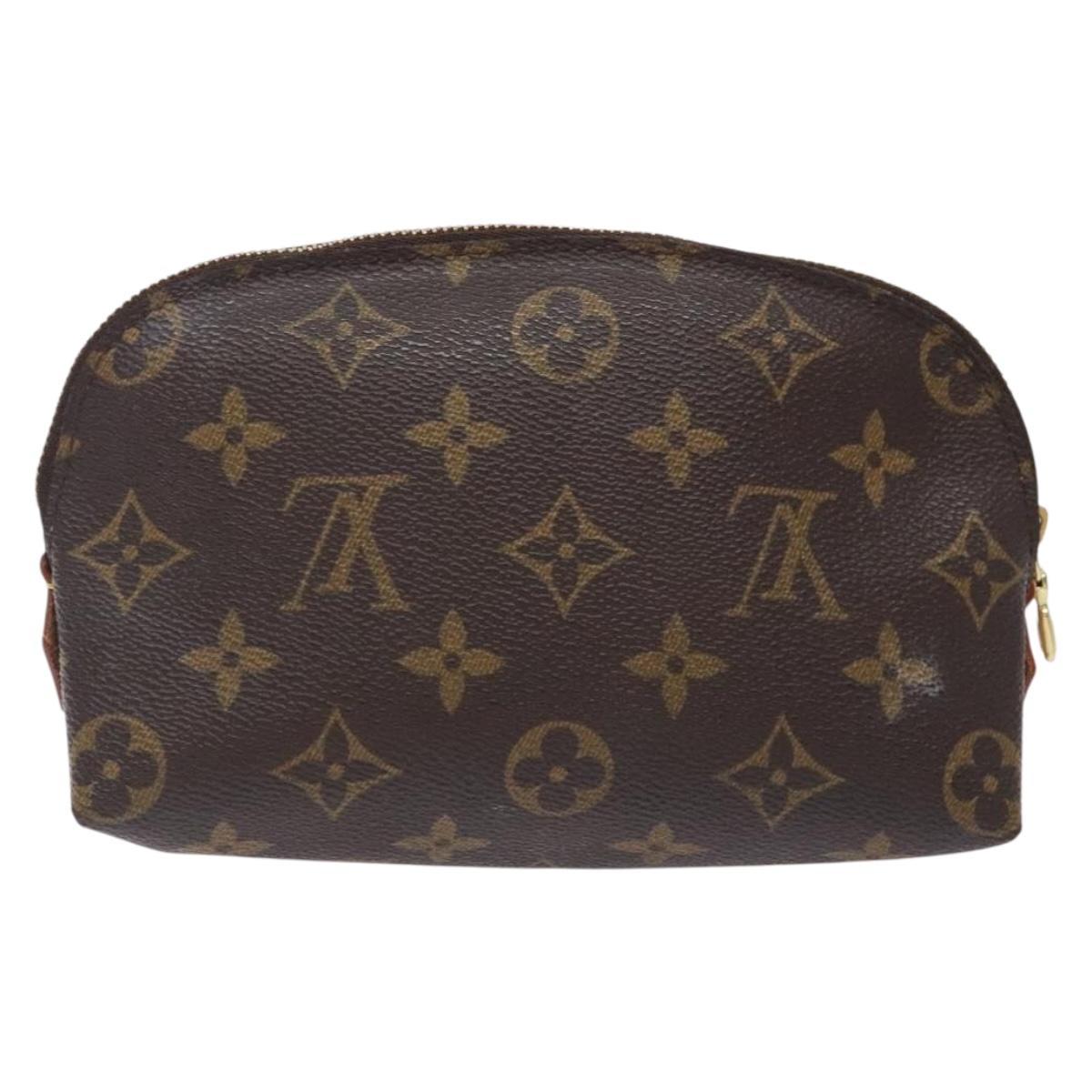 LOUIS VUITTON Monogram Pochette Cosmetic PM Pouch M43998 LV Auth bs28121